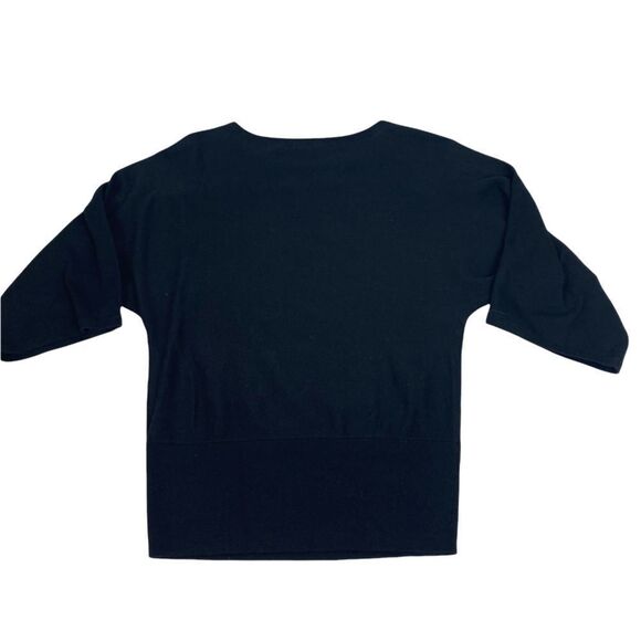 Talbots Batwing Black Top size Petite P - Picture 2 of 5